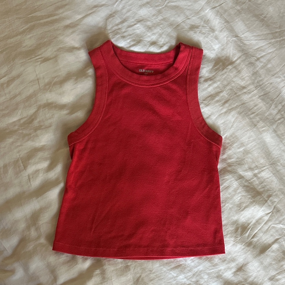 Old Navy Women's Red Tank Top